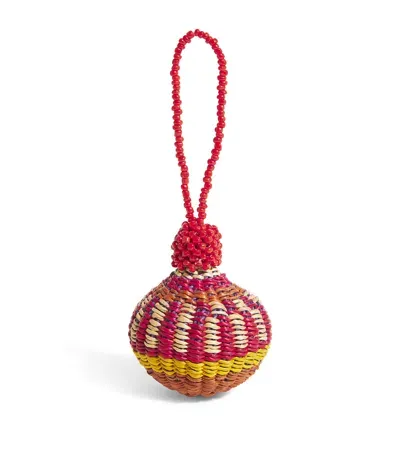 Mmaa Woven Beaded Bauble