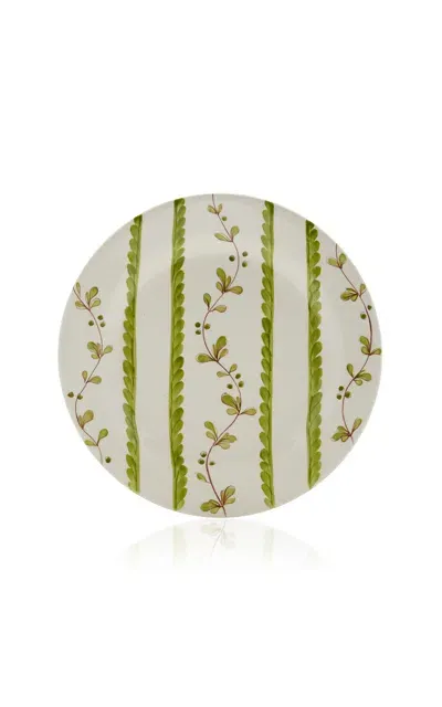 Moda Domus Sister Parrish X  Liscio Dinner Plate In Green