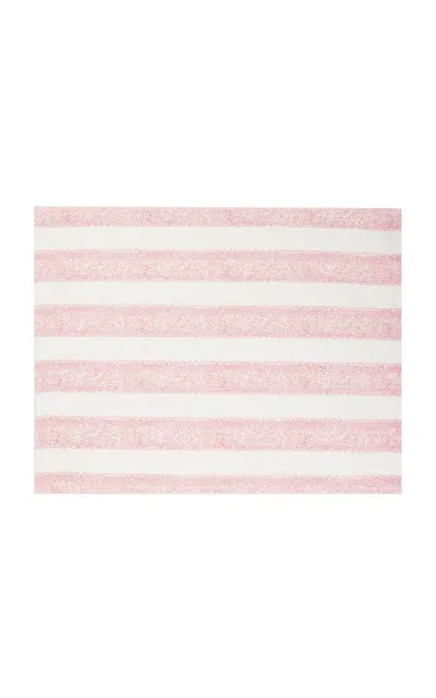 Moda Domus X Sister Parrish Set-of-four Dolly Linen Placemats In Pink