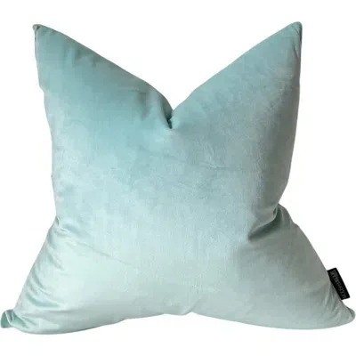 Modish Decor Pillows Velvet Throw Pillow Cover, 18 X 18 In Mint