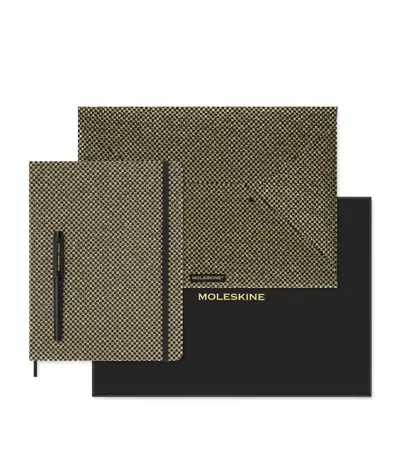 Moleskine Shine Collector's Planner And Pen Set In Green