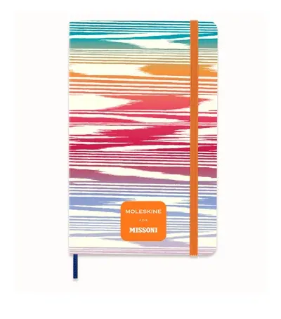 Moleskine X Missoni Printed Notebook In Multi