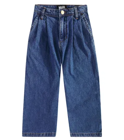 Molo Kids' Aeisha Jeans In Blue