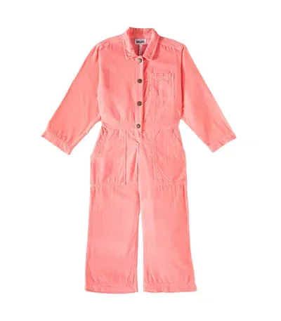 Molo Kids' Angie Cotton Jumpsuit In Pink