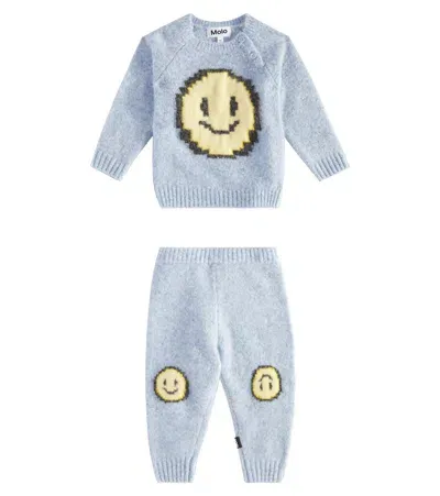 Molo Baby Set Bless And Sol Aus Pullover Und Hose In Multicolor