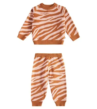 Molo Baby Set Gilby And Sol Aus Pullover Und Hose In Multicolor