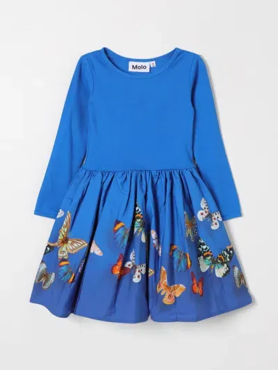 Molo Dress  Kids Color Blue In Blau