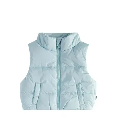 Molo Kids' Hester Puffer Vest In Blue