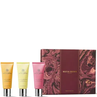 Molton Brown Floral And Spicy Hand Care Gift Set In White