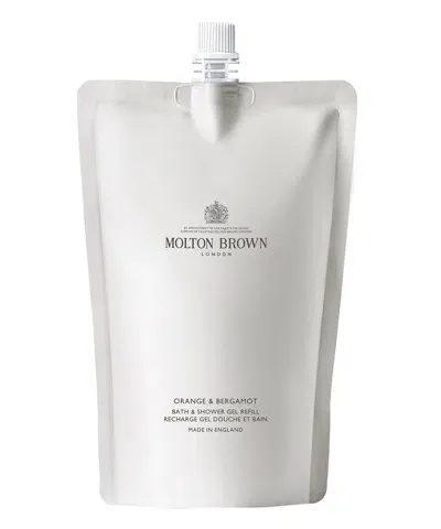 Molton Brown Orange &amp; Bergamot Bath &amp; Shower Gel Refill 400 ml In White