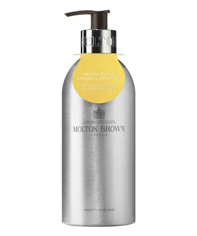 Molton Brown Orange &amp; Bergamot Infinite Bottle - Bath &amp; Shower Gel 400 ml In White