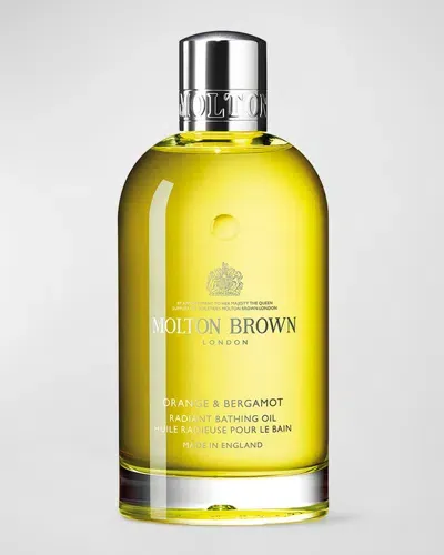 Molton Brown Orange And Bergamot Radiant Bathing Oil, 6.6 Oz. In White