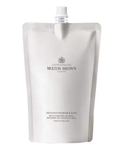 Molton Brown Rhubarb &amp; Rose Bath &amp; Shower Gel Refill 400 ml In White