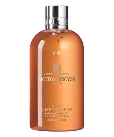 Molton Brown Sunlit Clementine &amp; Vetiver Bath &amp; Shower Gel 300 ml In White