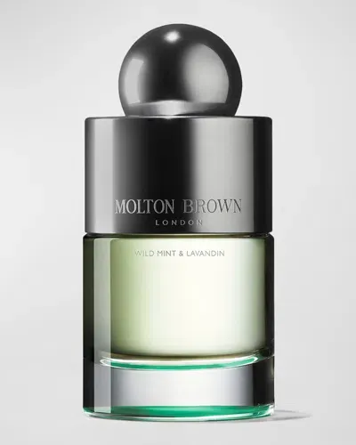 Molton Brown Wild Mint And Lavandin Eau De Toilette, 3.3 Oz. In White