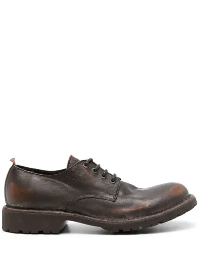 Moma Cusna Fix Derby Shoes In Brown