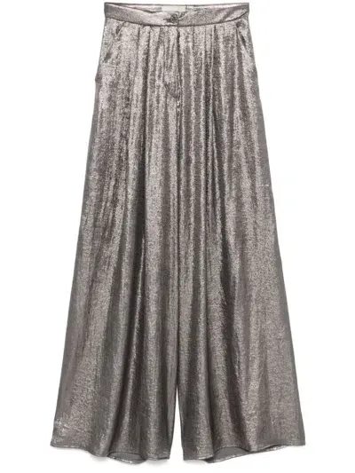 Momoní Patrice Trousers In Silver