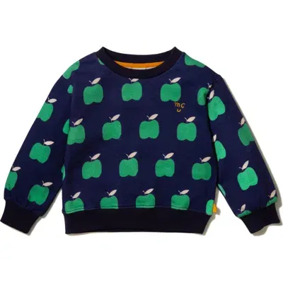 Mon Coeur Kids' Graphic Sweatshirt In Navy/print