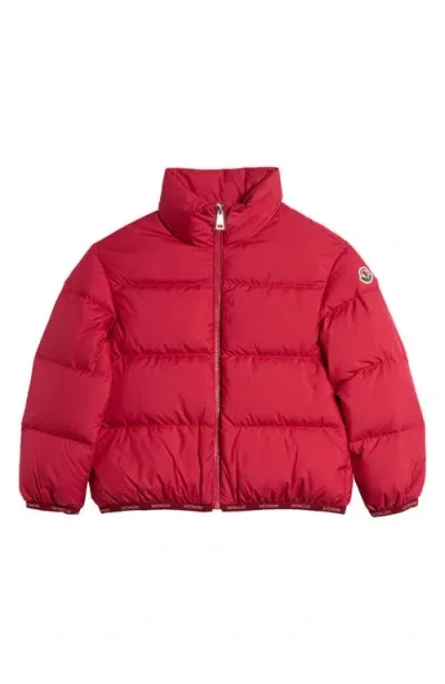 Moncler Abbadia Down Puffer Jacket In Red