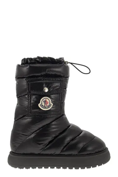 Moncler Versatile And Cozy White Snow Boots For Women In Black