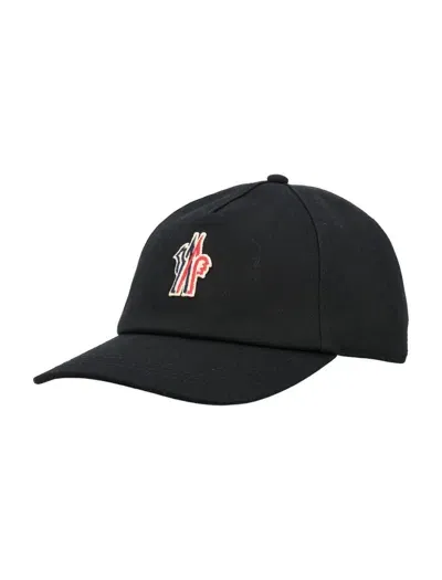 Moncler Baseball Cap In Black