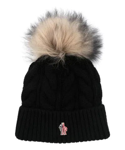 Moncler Beanie In Black