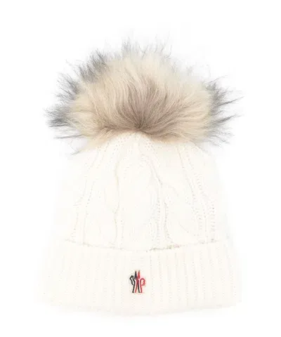 Moncler Beanie In White