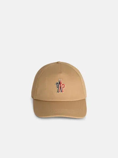 Moncler Kids' Beige Cotton Cap