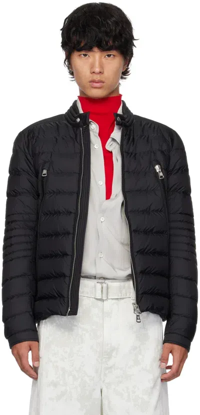 Moncler Amiot Feather-down Puffer Jacket In Black