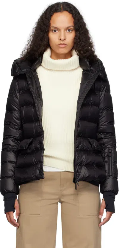 Moncler Black Armoniques Down Jacket In 999 Black