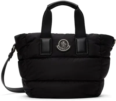 Moncler Black Caradoc Mini Down Tote In 999 Black