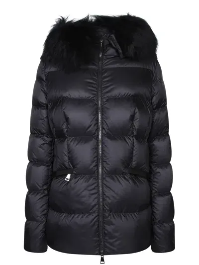 Moncler Boed Nylon Short Down Jacket In Black