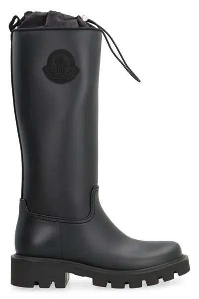 Moncler Boots In Black