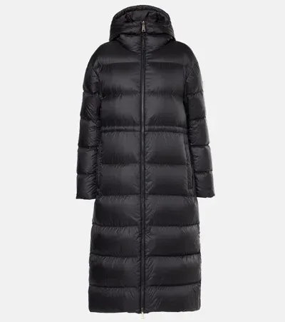 Moncler Boulogne Reversible Down Coat In Black