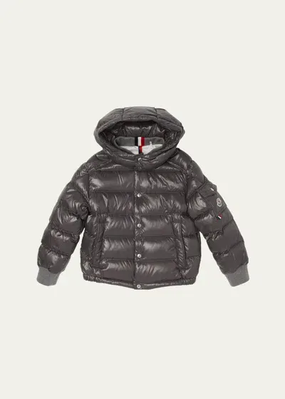 Moncler Boys' Manaem Down Puffer Jacket - Big Kid In Charcoal