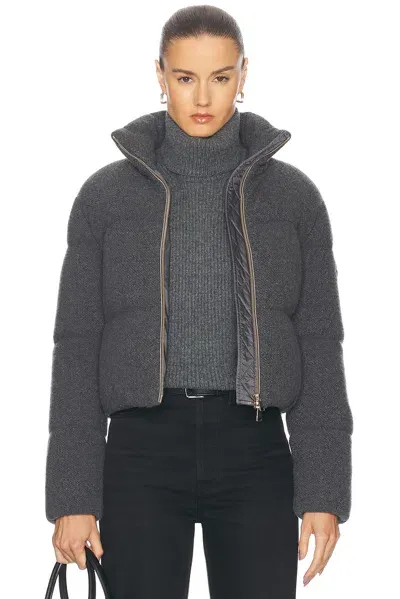 Moncler Down-filled Breze Jacket In Grey