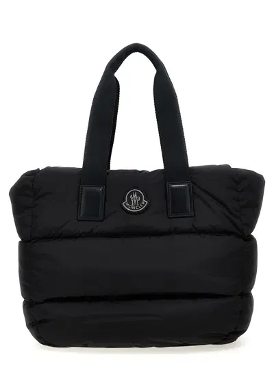 Moncler 'caradoc' Shopping Bag In 黑色的