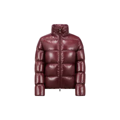 Moncler Collection Doudoune Courte Abbadia In Red