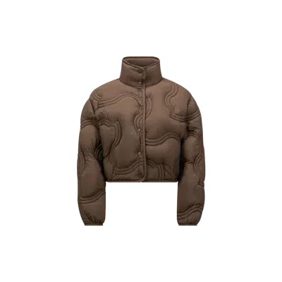 Moncler Collection Doudoune Courte Beryl In Marron