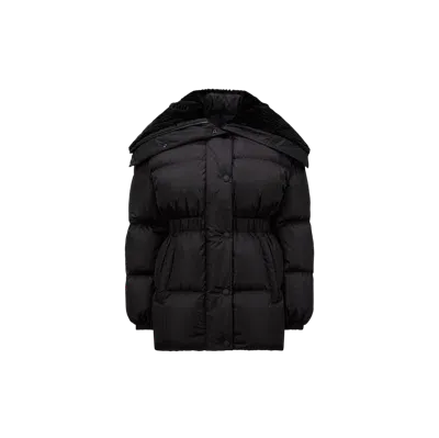 Moncler Collection Doudoune Courte Brasseurs In Black