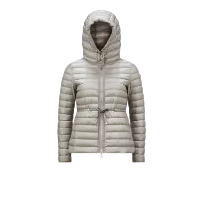 Moncler Collection Doudoune Courte Raie In Metallic