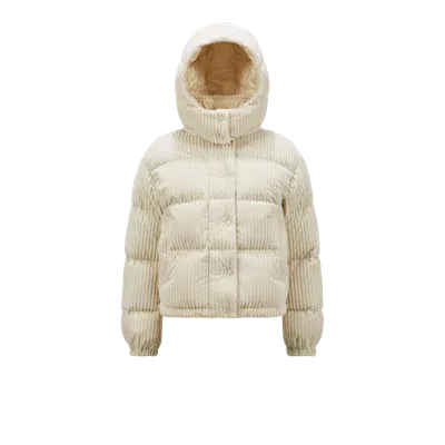 Moncler Collection Daos Corduroy Down Jacket Beige