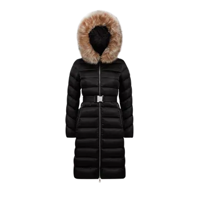 Moncler Collection Doudoune Longue Leersie In Black