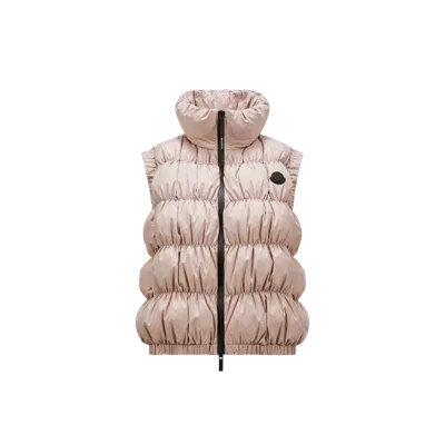 Moncler Collection Doudoune Sans Manches Apriate In Pink