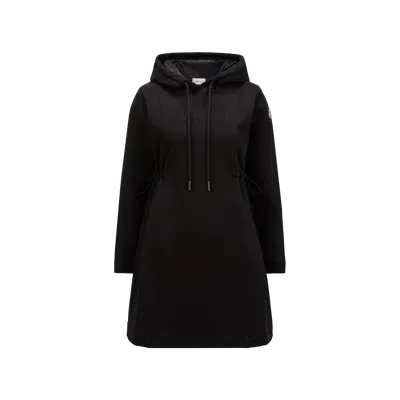 Moncler Collection Hooded Mini Dress Black