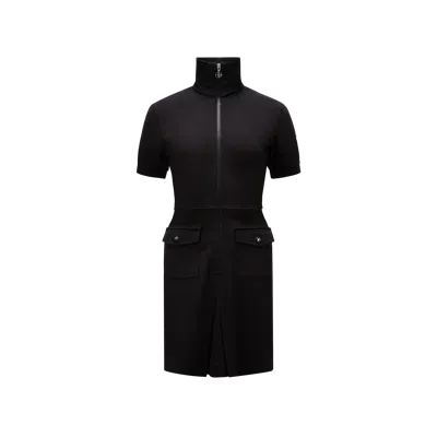 Moncler Collection Robe Polo In Black