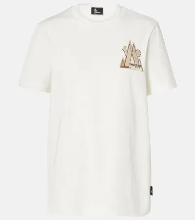 Moncler Cotton Jersey T-shirt In White