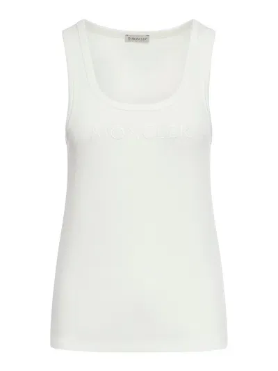 Moncler Tank Top In White