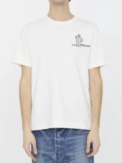 Moncler Cotton T-shirt In White