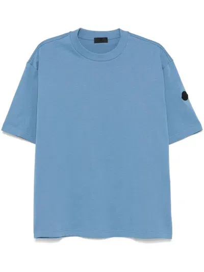 Moncler Cotton T-shirt In Blue